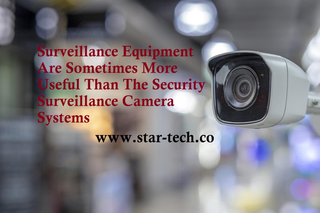 Surveillance Equipment Are Sometimes More Useful Than The Security Surveillance Camera Systems
